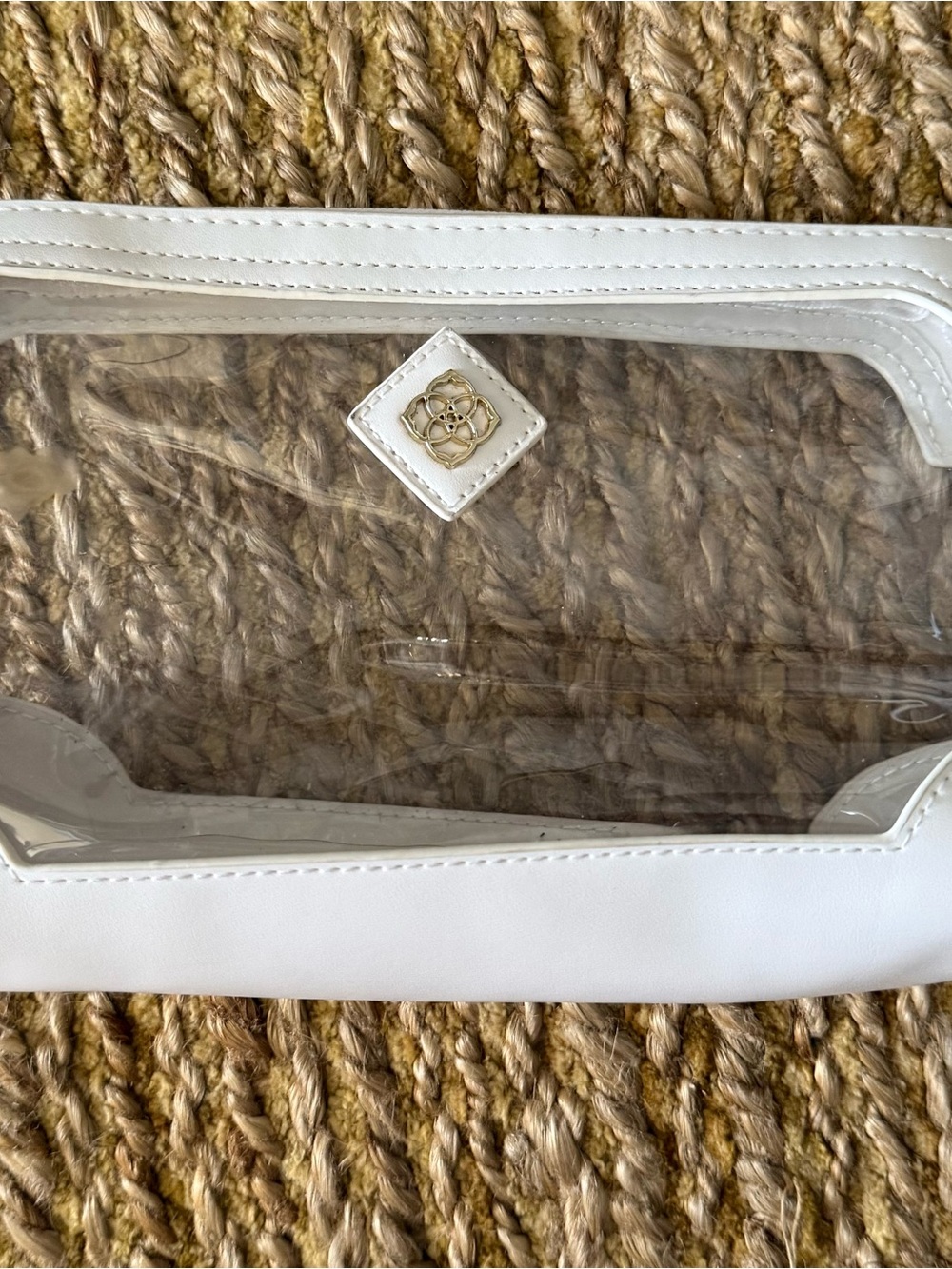Kendra Scott Cosmetic Bag White Clear